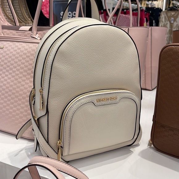 Michael Kors Jaycee Medium Logo Backpack
Light Cream - Picture 5 of 16